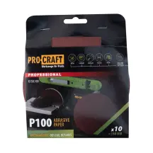 Круг шліфувальний самозачепний Procraft K150.100 UNIVERSAL (набір 10 шт.)