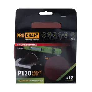 Круг шлифовальный самозацепной Procraft K150.120 UNIVERSAL (набор 10 шт.) №1