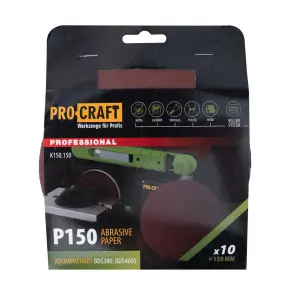 Круг шлифовальный самозацепной Procraft K150.150 UNIVERSAL (набор 10 шт.) №1