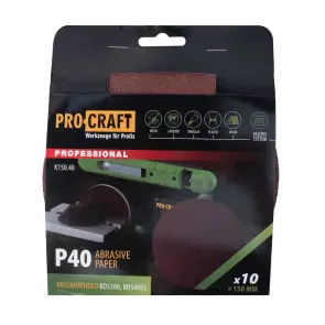 Круг шлифовальный самозацепной Procraft K150.40 UNIVERSAL (набор 10 шт.) №1