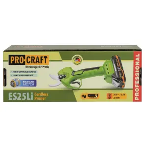 Акумуляторний секатор Procraft ES25Li (з 1 акб) №9