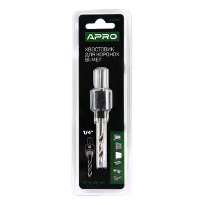 Хвостовик для коронок Bi-Met 1/4'' ?14-30мм APRO №3