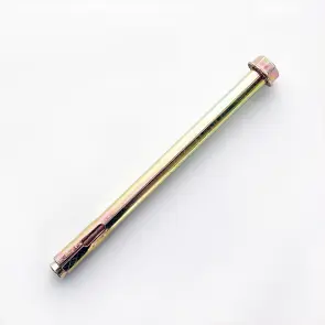 Анкер с кожухом и гайкой М8/10*120 цинк жёлтый (пач 10шт) APRO №1