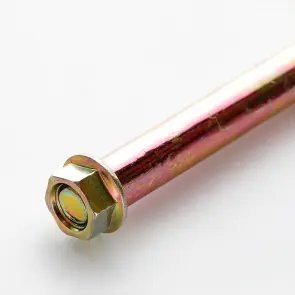 Анкер с кожухом и гайкой М10/12*180 цинк жёлтый (пач 5шт) APRO №4