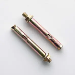 Анкер з кожухом і гайкою М8/10*80 цинк жовтий (ящ. 350 шт.) APRO №4