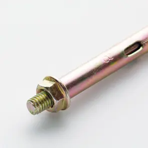 Анкер з кожухом і гайкою М10/12*150 цинк жовтий (ящ. 160 шт.) APRO №4