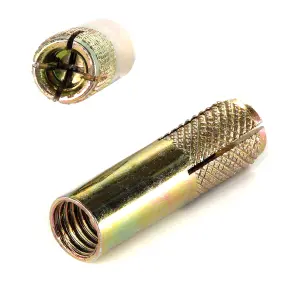Дюбель стальной забивной М12/16х50 цинк желтый (пач. 10 шт.) APRO №1