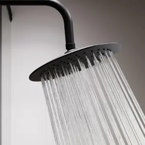 Душова система з душовим ТМС змішувачем полицею, чорний Damixa Scandinavian Pure 936760300 №6