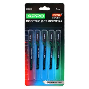 Полотно для лобзика (дерево) 76/50мм 1,4 мм 20TPI чистий фігурний T101AO APRO №3