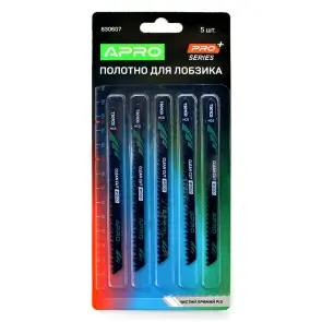 Полотно для лобзика (дерево) 116/90мм 3 мм 8TPI чистий прямий різ T301CD APRO №3