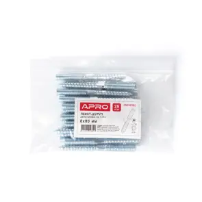 Гвинт-шуруп М10x80мм. (шпилька дворізьбова) TORX (ящ. 460 шт.) APRO №6