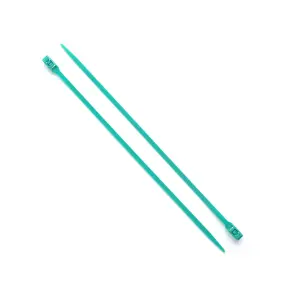 Стяжка кабельная с низким профилем замка 8x400 бирюзовый (100шт) APRO №5