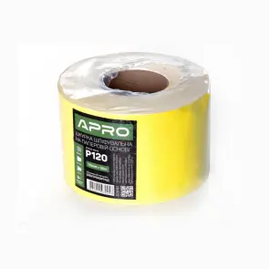 Папір шліфувальний APRO P120 115мм*50м рулон (паперова основа) №2