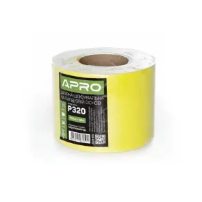 Папір шліфувальний APRO P320 115мм*50м рулон (паперова основа) №2