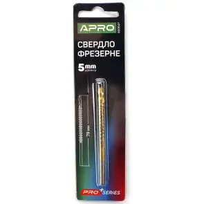 Свердло фрезерне Ø5мм APRO №3