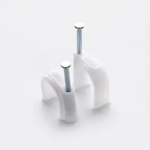 Кабельная клипса круглая 7мм (пач 100шт) APRO №3