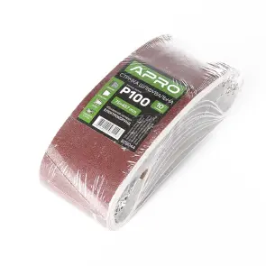 Лента шлифовальная бесконечная APRO P100 75?457мм (10шт) №3