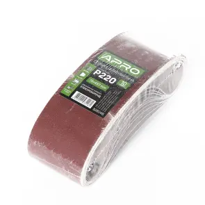 Лента шлифовальная бесконечная APRO P220 75?457мм (10шт) №3
