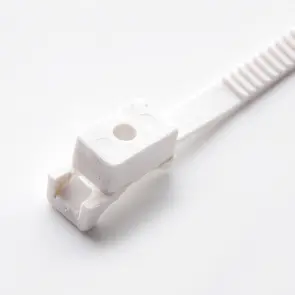 Крепеж ремешковый белый 10х120мм (пач 50шт) APRO №3