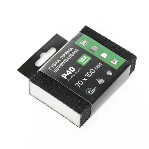 Губка шлифовальная APRO четырехсторонняя прямая P40 №2