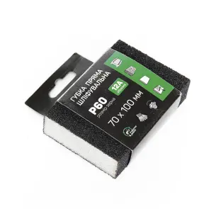 Губка шлифовальная APRO четырехсторонняя прямая P60 №1