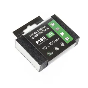 Губка шлифовальная APRO четырехсторонняя прямая P150 №1