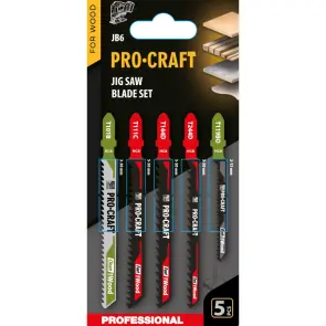 Набір пильних полотен для лобзика Procraft JB6 №2