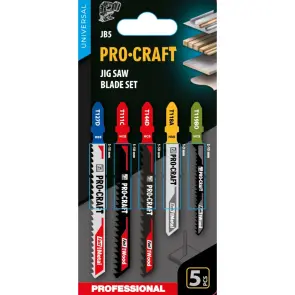 Набір пильних полотен для лобзика Procraft JB5 №2