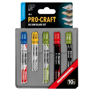 Набір пильних полотен для лобзика Procraft JB11 №2