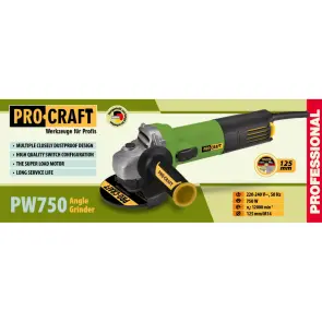Кутошліфувальна машина Procraft PW750 125 мм №2