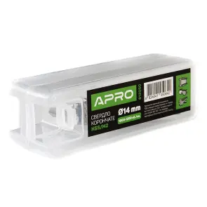 Сверло корончатое HSS/М2 ?25мм APRO №3