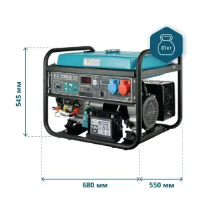 Бензиновый генератор "Könner & Söhnen" KS 7000E 1/3 №6