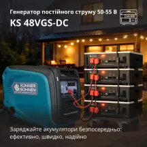 Генератор постоянного напряжения KS 48VGS-DC версия 50-55В