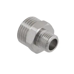 Ніпель Raftec PN40 ЗЗ 1/2"x1/4" NP01001 №1