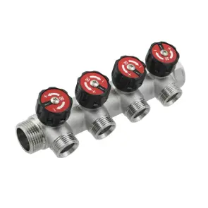 Колектор Raftec 1"x3/4" 4 виходи KV03024 №1