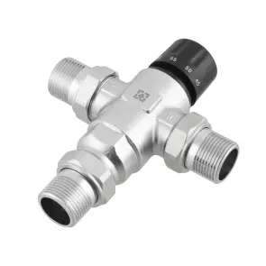 Смесительный трехходовой клапан DN25 ЗЗ 1" 30-60°С RTSM03 №5