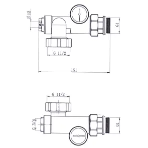 Комплект підключення Raftec 1 ’’ PCNR03 для колекторного блоку №2