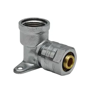 Коліно Raftec ВВ 16x1/2" UVL-1601 з вушками №1
