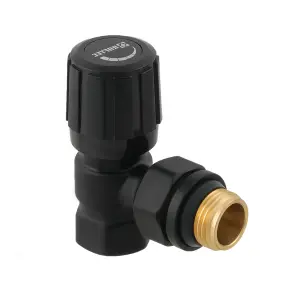 Комплект для подключения радиатора угловой Raftec BLACK 1/2" DKU11-B №3