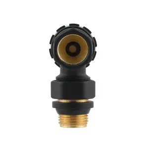 Комплект для подключения радиатора угловой Raftec BLACK 1/2" DKU11-B №7