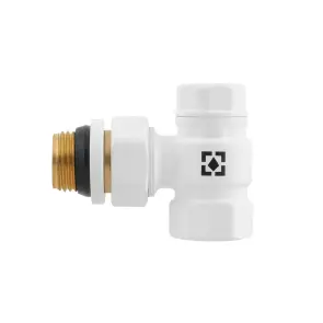 Комплект для підключення радіатора кутовий Raftec WHITE 1/2" DKU11-W №2