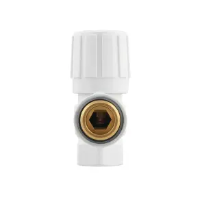 Комплект для підключення радіатора кутовий Raftec WHITE 1/2" DKU11-W №5