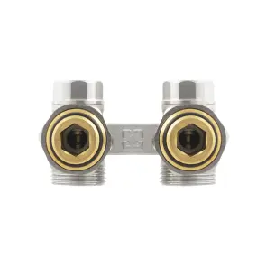 Узел Raftec нижнего подключения радиатора угловой 1/2"х3/4" HRKA11 №3