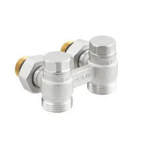 Узел Raftec нижнего подключения радиатора угловой 1/2"х3/4" HRKA11 №5