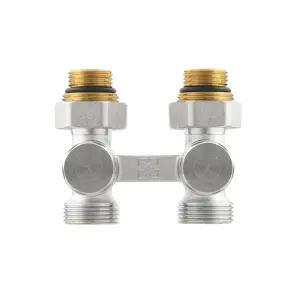 Узел Raftec нижнего подключения радиатора прямой 1/2"х3/4" HRKS11 №2