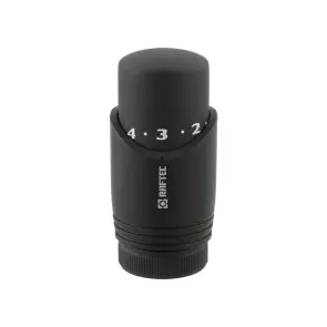 Термокомплект нижнього підключення кутовий з термоголовкою Raftec BLACK DAHU11-B №7