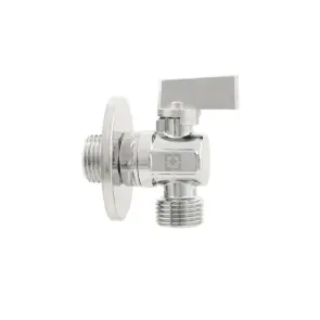 Кран угловой шаровой Raftec 1/2" х 3/4" KDH0102 №2