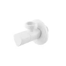 Кран приладовий кутовий Raftec Relo White 1/2"x3/4"
