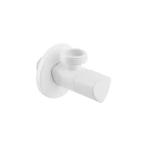 Кран приладовий кутовий Raftec Relo White 1/2"x3/4" №2