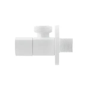 Кран приладовий кутовий Raftec Relo White 1/2"x3/4" №3